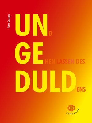cover image of Ungeduld